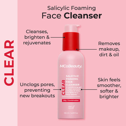MCoBeauty Salicylic Foaming Face Cleanser 125ml
