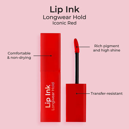 MCoBeauty Lip Ink Longwear Hold - Iconic Red