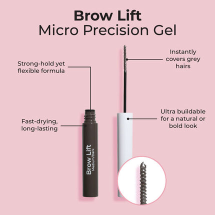 MCoBeauty Brow Lift Micro Precision Gel Medium/Dark