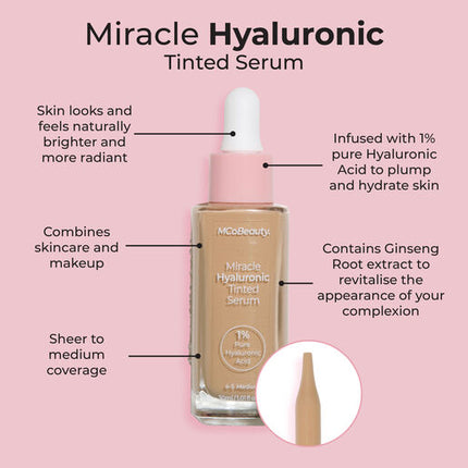 MCoBeauty Miracle Hyaluronic Tinted Serum - 0.5-2 Very Light