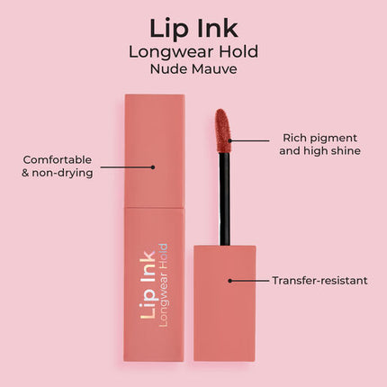 MCoBeauty Lip Ink Longwear Hold - Nude Mauve
