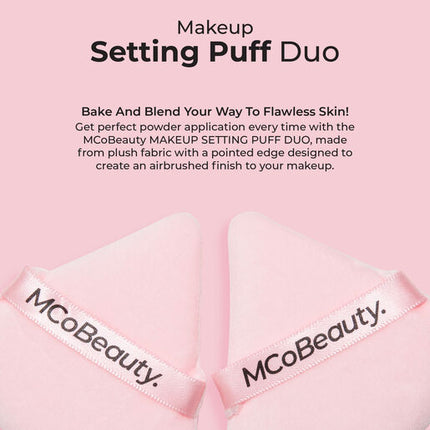 MCoBeauty Makeup Setting Puff Duo