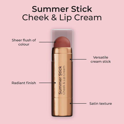 MCoBeauty Summer Stick Cheek & Lip Cream - Mykonos