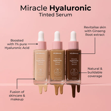 MCoBeauty Miracle Hyaluronic Tinted Serum - 0.5-2 Very Light
