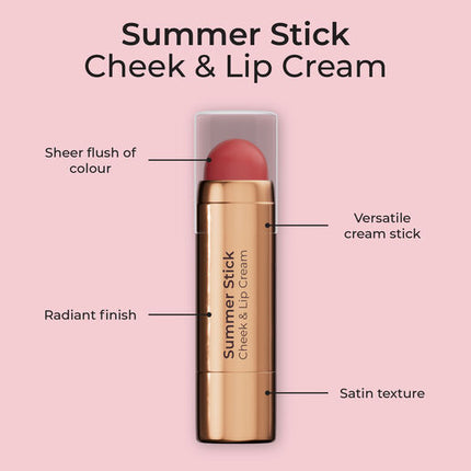 MCoBeauty Summer Stick Cheek & Lip Cream - Saint-Tropez