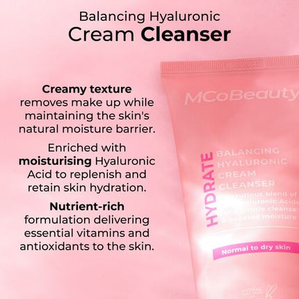 MCoBeauty Hydrate Balancing Hyaluronic Cream Cleanser