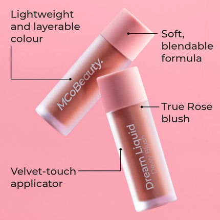 MCoBeauty Dream Liquid Dewy Blush - True Rose