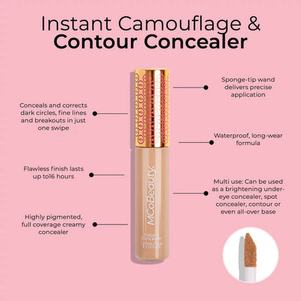MCoBeauty Instant Concealer Camouflage & Contour Medium