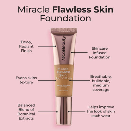 MCoBeauty Miracle Flawless Skin Foundation Natural Beige