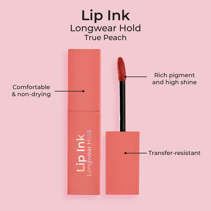 MCoBeauty Lip Ink Longwear Hold - True Peach