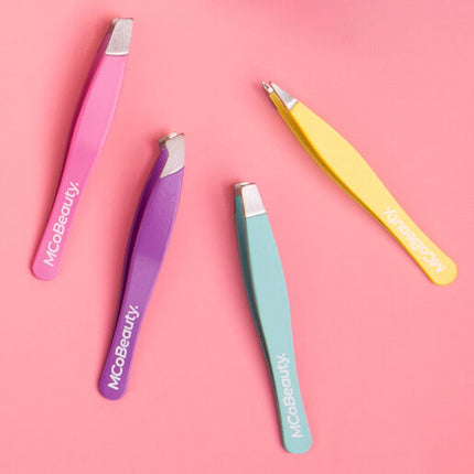 MCoBeauty Perfect Tweezers 
Professional 4 Pack Set
