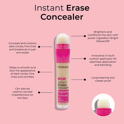 MCoBeauty Instant Erase Concealer Medium