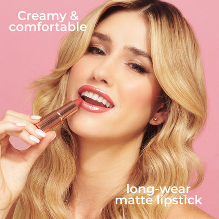 MCoBeauty Creme Matte Luxe Lipstick - Rose Saturn