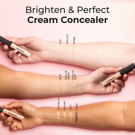 MCoBeauty Brighten & Perfect Cream Concealer Light 2 - Natural