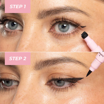 MCoBeauty Mini Winged Eyeliner Stamp + Liquid Liner Duo