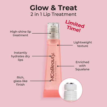 MCoBeauty Glow & Treat 2-in-1 Lip Treatment - Birthday Edition