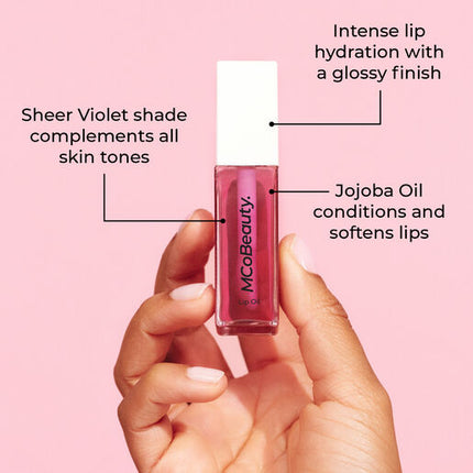 MCoBeauty Lip Oil Hydrating Treatment Sheer Violet