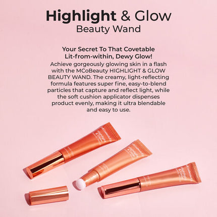 MCoBeauty Highlight & Glow Beauty Wand Blush Glow