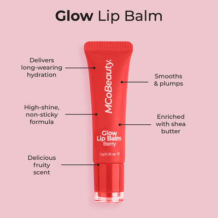 MCoBeauty Glow Lip Balm Berry