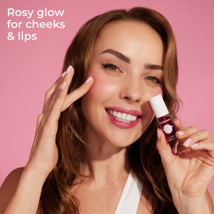 MCoBeauty Cheek & Lip Stain 2-in-1 Liquid Tint - Rosy Red
