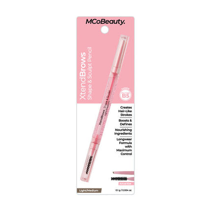MCoBeauty XtendBrows Shape & Sculpt Pencil Light/Medium