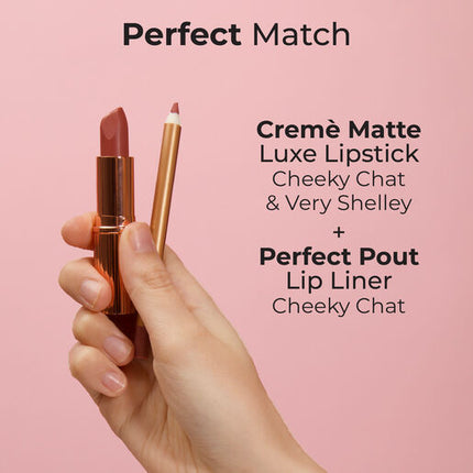 MCoBeauty Creme Matte Luxe Lipstick Cheeky Chat