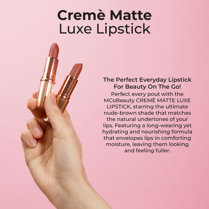 MCoBeauty Creme Matte Luxe Lipstick Very Shelley