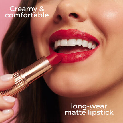 MCoBeauty Creme Matte Luxe Lipstick - Ruby Rouge