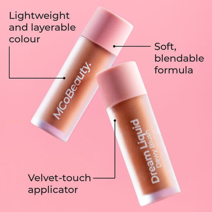 MCoBeauty Dream Liquid Dewy Blush - Nude Peach