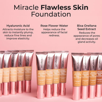 MCoBeauty Miracle Flawless Skin Foundation Natural Ivory