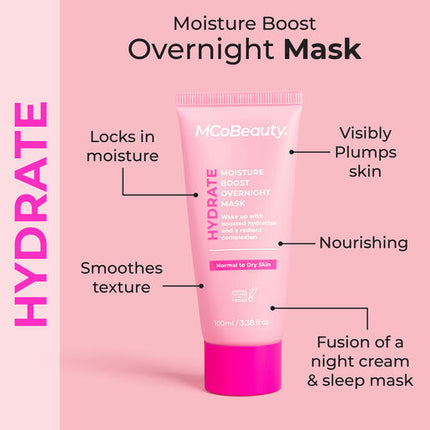 MCoBeauty Hydrate Moisture Boost Overnight Mask 100ml