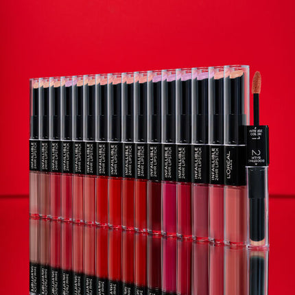 L’Oréal Infallible 2 Step Lipstick 404 Corail Constant