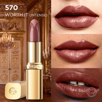 L'Oreal Paris Color Riche Satin Lipstick 570 Worth It Intense