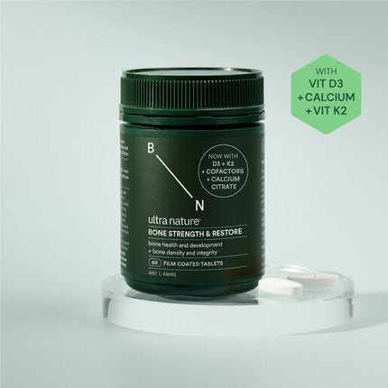 Ultra Nature Bone Strength + Restore Tablets 60