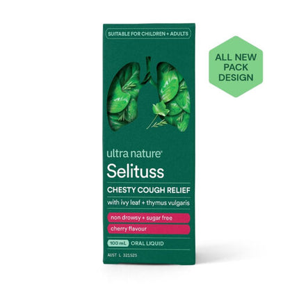 Ultra Nature Selituss Chesty Cough Syrup 100Ml