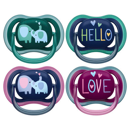 Avent Soother Ultra Air 18M+ Deco Mix 2Pk