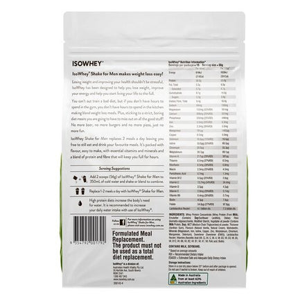 IsoWhey Men's Shake Vanilla 840g