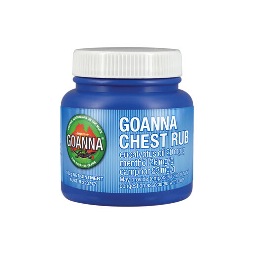 Goanna Chest Rub 100G