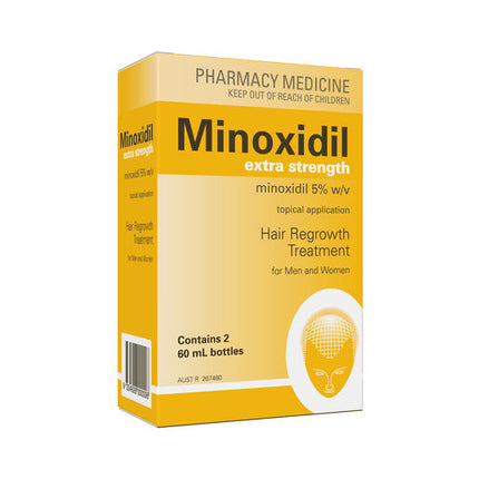 Minoxidil 5% 2X60Ml Bottle