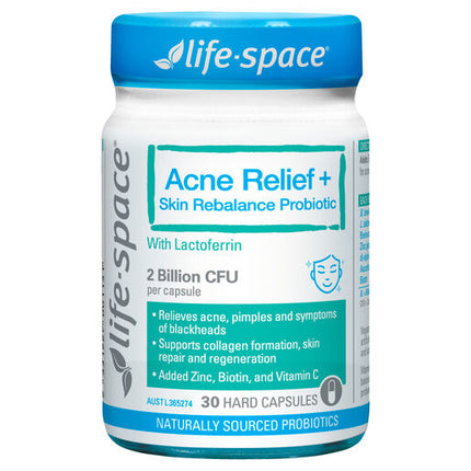 Life-Space Acne Relief + Skin Rebalance 30 Capsules