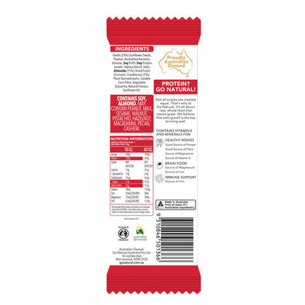 Go Natural Whole Seed Protein Bar - Cranberry Almond 40g