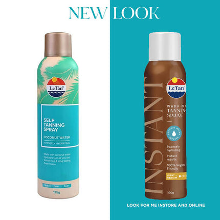 Le Tan Classic Wash Off Instant Spray - Light-Medium 100g