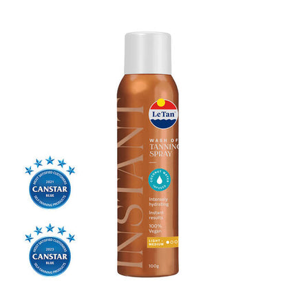 Le Tan Classic Wash Off Instant Spray - Light-Medium 100g