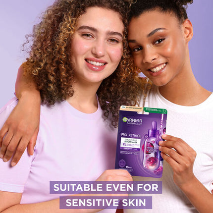 Garnier Pro-Retinol Smoothing  Serum Mask