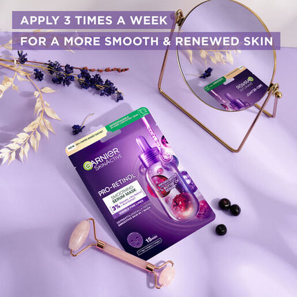 Garnier Pro-Retinol Smoothing  Serum Mask