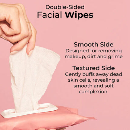 MCoBeauty Double Sided Facial Wipes 25 pk