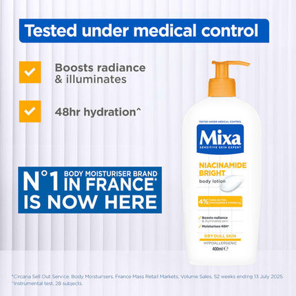 Mixa Niacinamide Bright Body Lotion 400ml