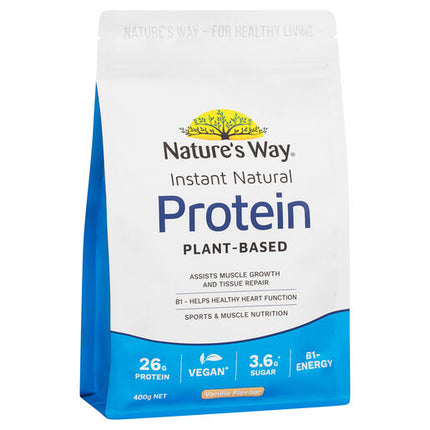 Nature's Way Instant Natural Protein Plant Based Vanilla 400g