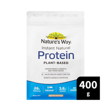 Nature's Way Instant Natural Protein Plant Based Vanilla 400g