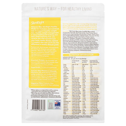 Nature's Way SlimRight Healthy Vanilla Shake 360g